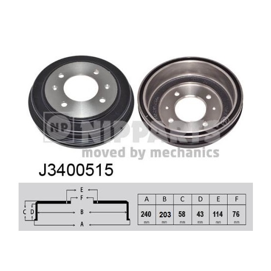 J3400515 - Brake Drum 