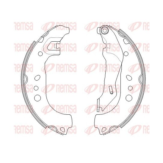 4445.00 - Brake Shoe 