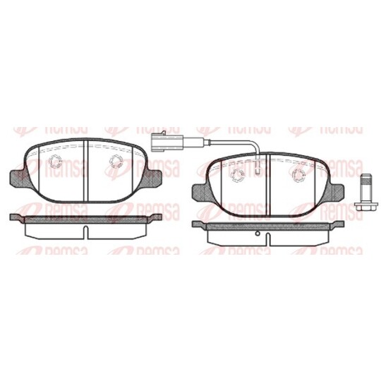 0878.02 - Brake Pad Set, disc brake 