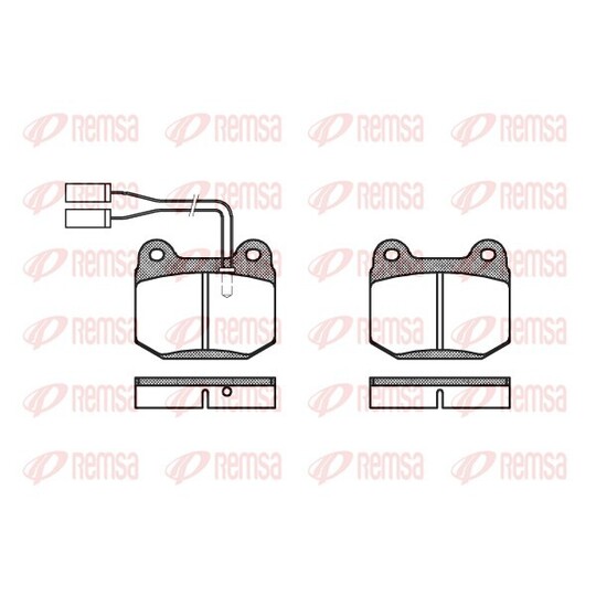 0014.01 - Brake Pad Set, disc brake 