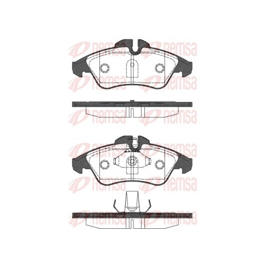 0578.10 - Brake Pad Set, disc brake 