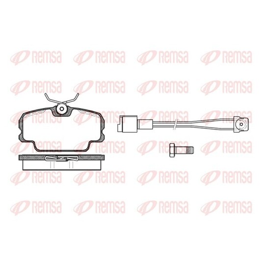 0145.11 - Brake Pad Set, disc brake 