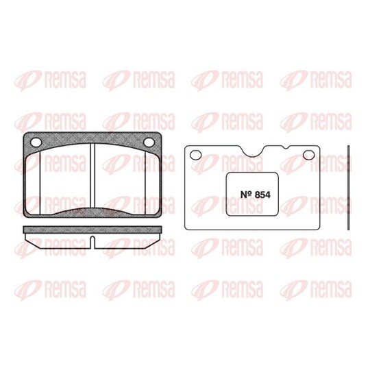 0042.50 - Brake Pad Set, disc brake 