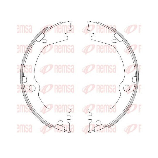 4466.00 - Brake Shoe, parking brake 