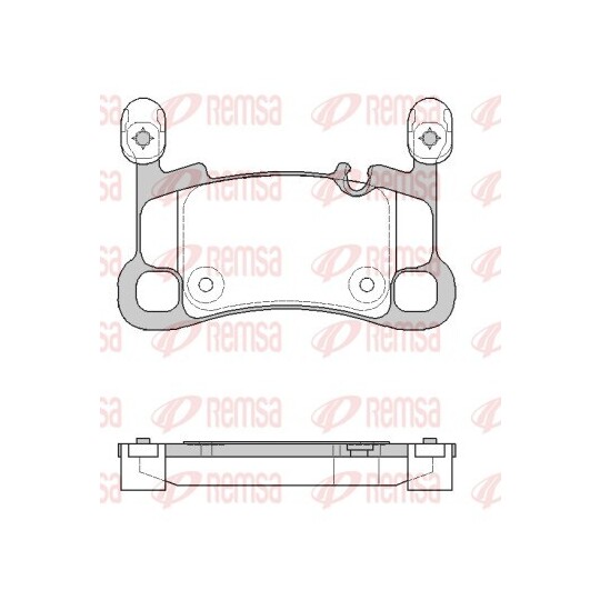 1864.00 - Brake Pad Set, disc brake 