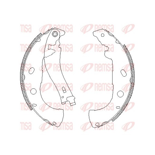 4072.00 - Brake Shoe 