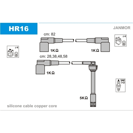 HR16 - Süütesüsteemikomplekt 