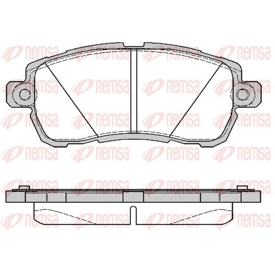 1728.00 - Brake Pad Set, disc brake 