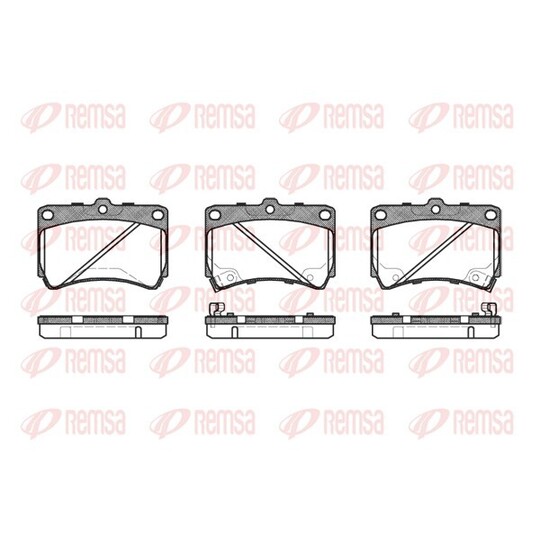 0212.42 - Brake Pad Set, disc brake 