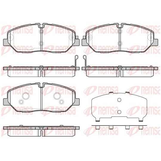 1226.32 - Brake Pad Set, disc brake 