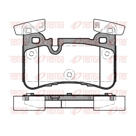 1429.00 - Brake Pad Set, disc brake 