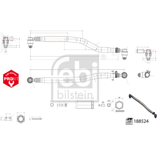 188524 - Centre Rod Assembly 