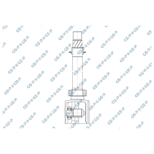 602408 - Ledsats, drivaxel 