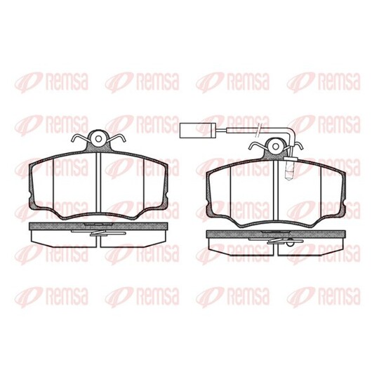 0312.02 - Brake Pad Set, disc brake 