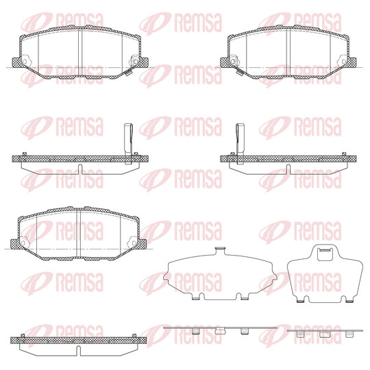 1914.02 - Brake Pad Set, disc brake 