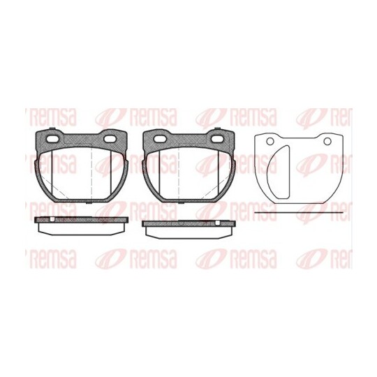 0584.20 - Brake Pad Set, disc brake 