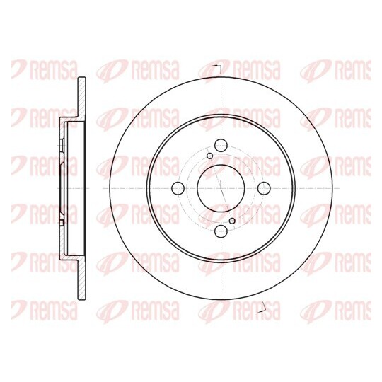 61004.00 - Brake Disc 