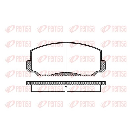 0098.00 - Brake Pad Set, disc brake 