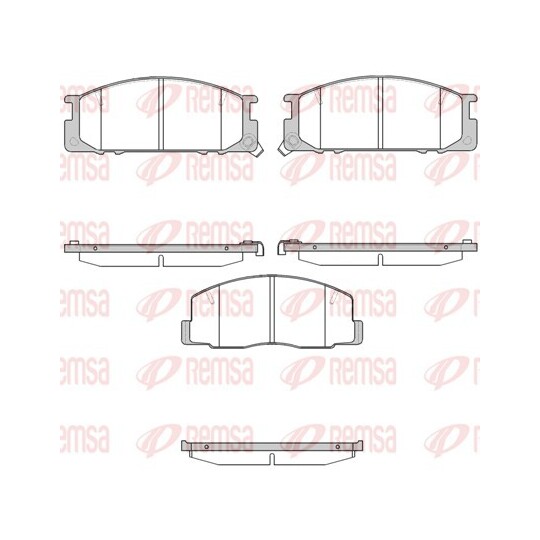 0306.12 - Brake Pad Set, disc brake 