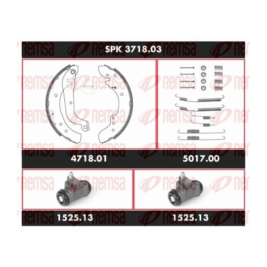 SPK 3718.03 - Bromssats, trumbroms 