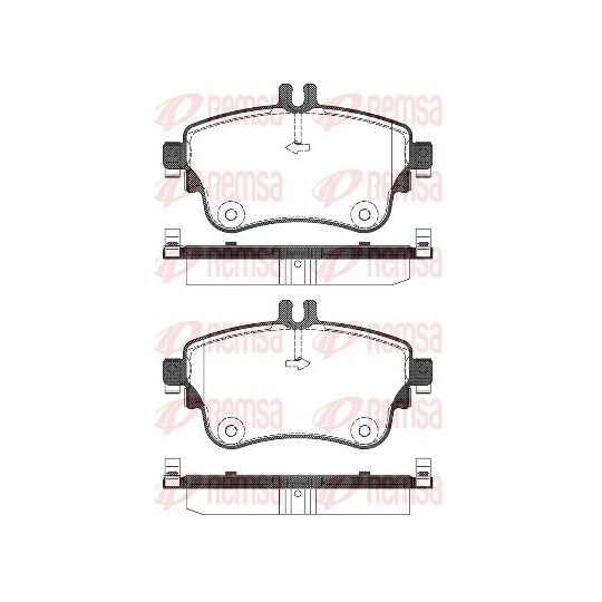 1487.08 - Brake Pad Set, disc brake 