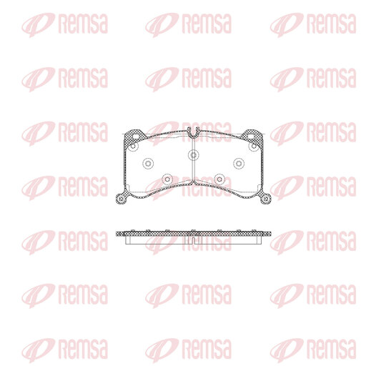 1916.00 - Brake Pad Set, disc brake 