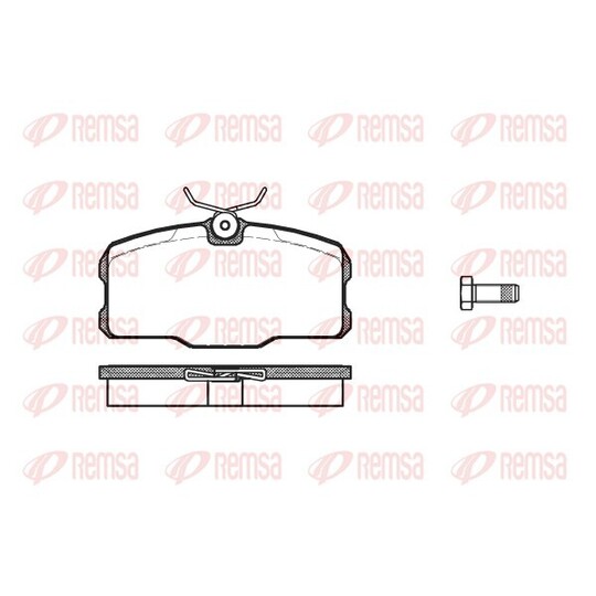 0207.00 - Brake Pad Set, disc brake 