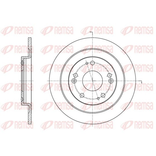 61654.00 - Brake Disc 