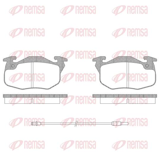 0192.22 - Brake Pad Set, disc brake 