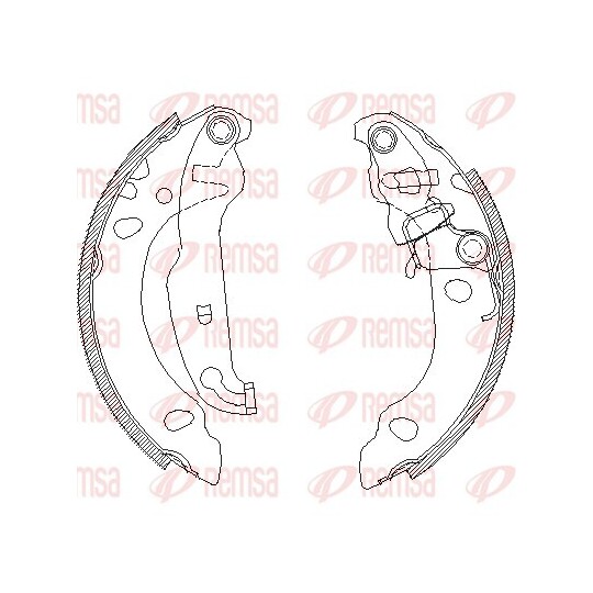 4138.00 - Brake Shoe 