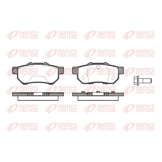 0233.20 - Brake Pad Set, disc brake 