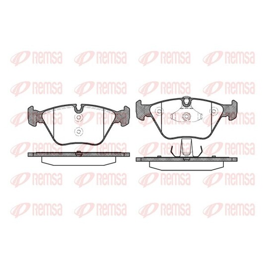 0963.10 - Brake Pad Set, disc brake 