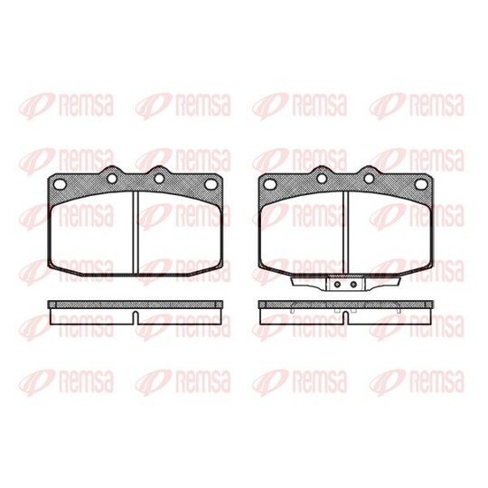 0235.02 - Brake Pad Set, disc brake 