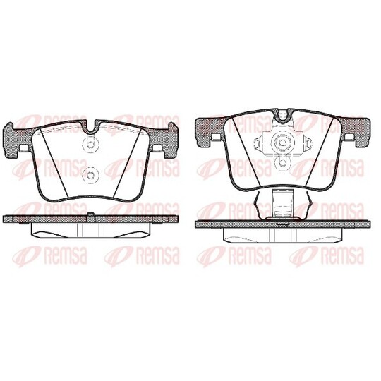 1457.00 - Brake Pad Set, disc brake 