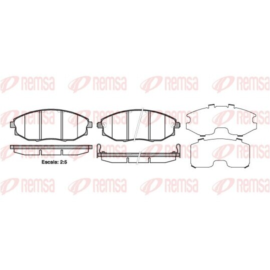 1223.02 - Brake Pad Set, disc brake 