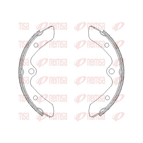 4375.00 - Brake Shoe 