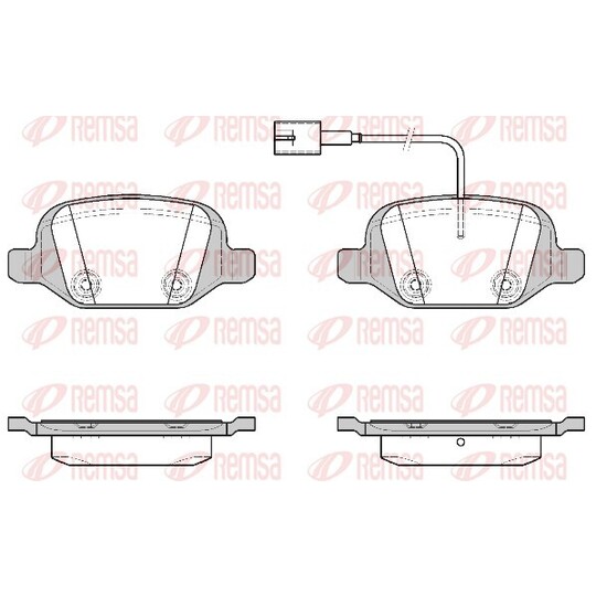 0727.22 - Brake Pad Set, disc brake 