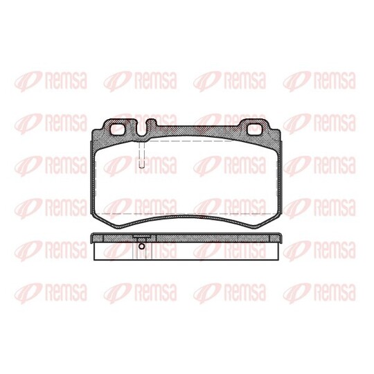 0993.00 - Brake Pad Set, disc brake 