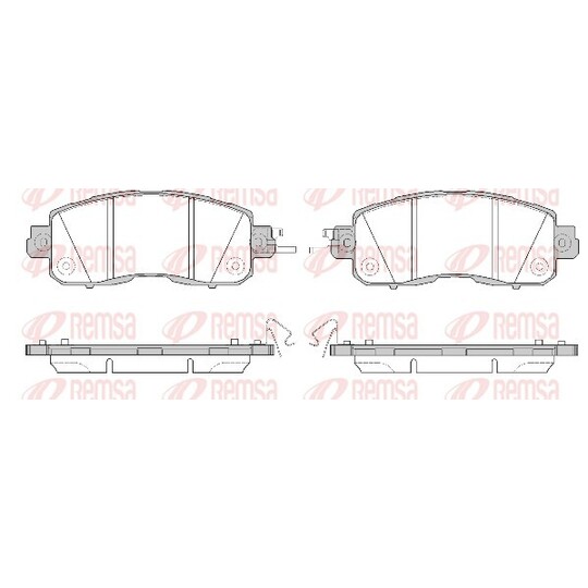 1517.04 - Brake Pad Set, disc brake 