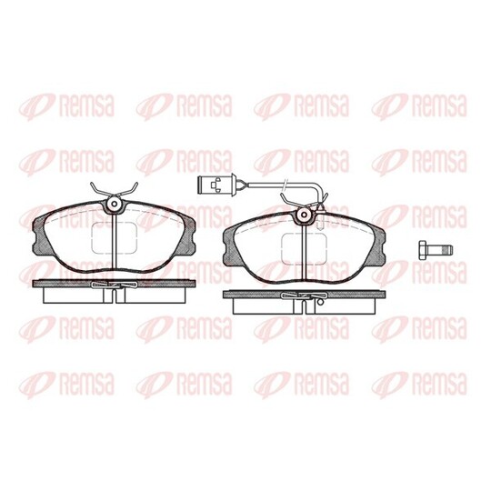 0305.02 - Brake Pad Set, disc brake 