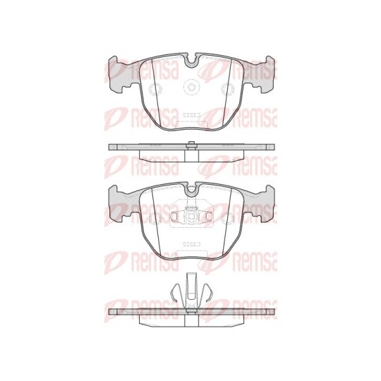 0596.20 - Brake Pad Set, disc brake 