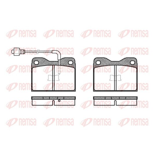 0008.02 - Brake Pad Set, disc brake 