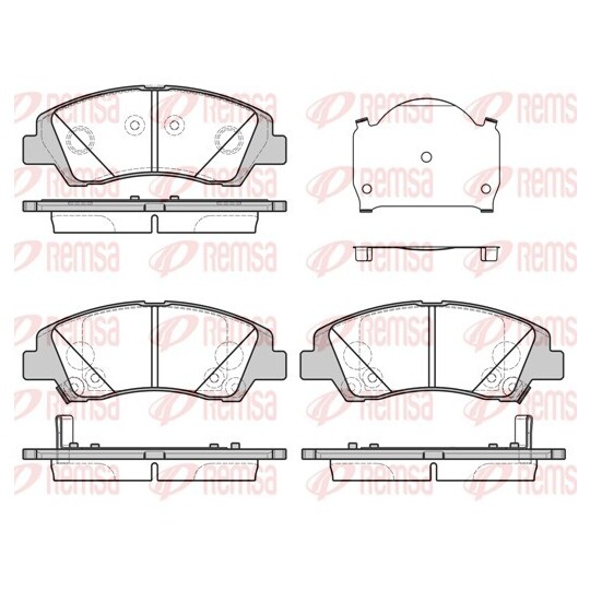 1583.02 - Brake Pad Set, disc brake 