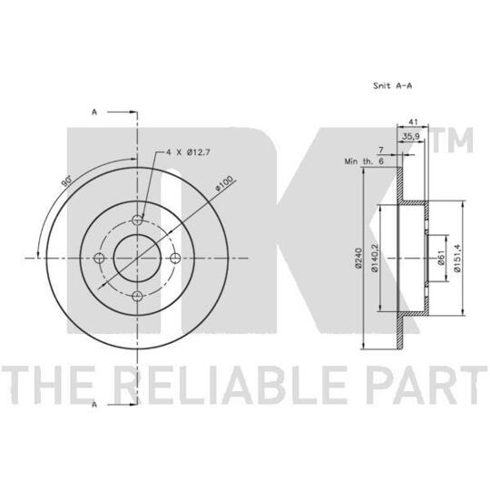 312253 - Brake Disc 