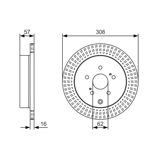 0 986 479 T16 - Brake Disc 