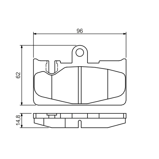 0 986 495 139 - Brake Pad Set, disc brake 