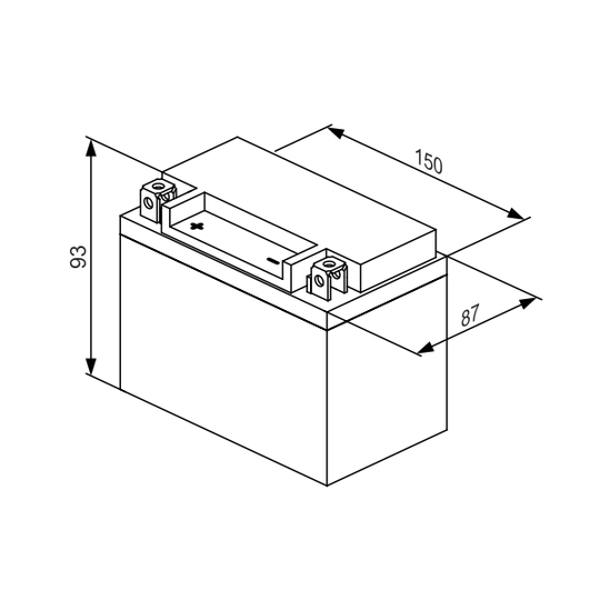 0 986 122 603 - Starter Battery 