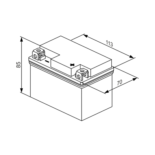 0 986 122 601 - Starter Battery 