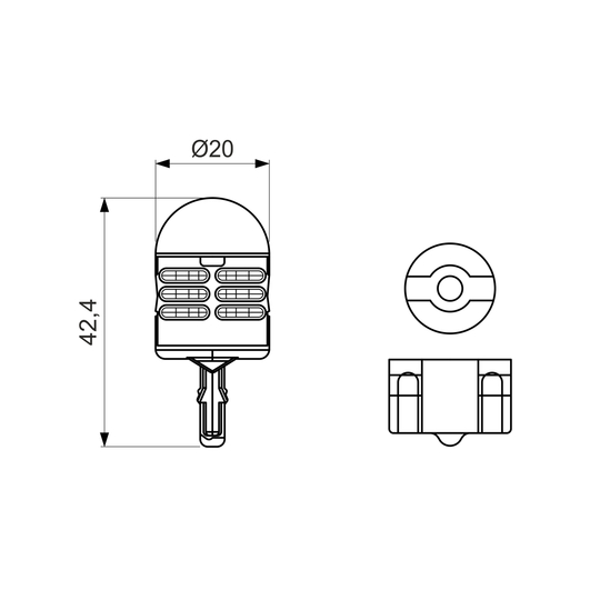 1 987 301 524 - Bulb, stop light 