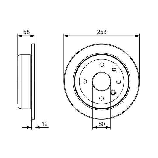 0 986 479 T52 - Brake Disc 